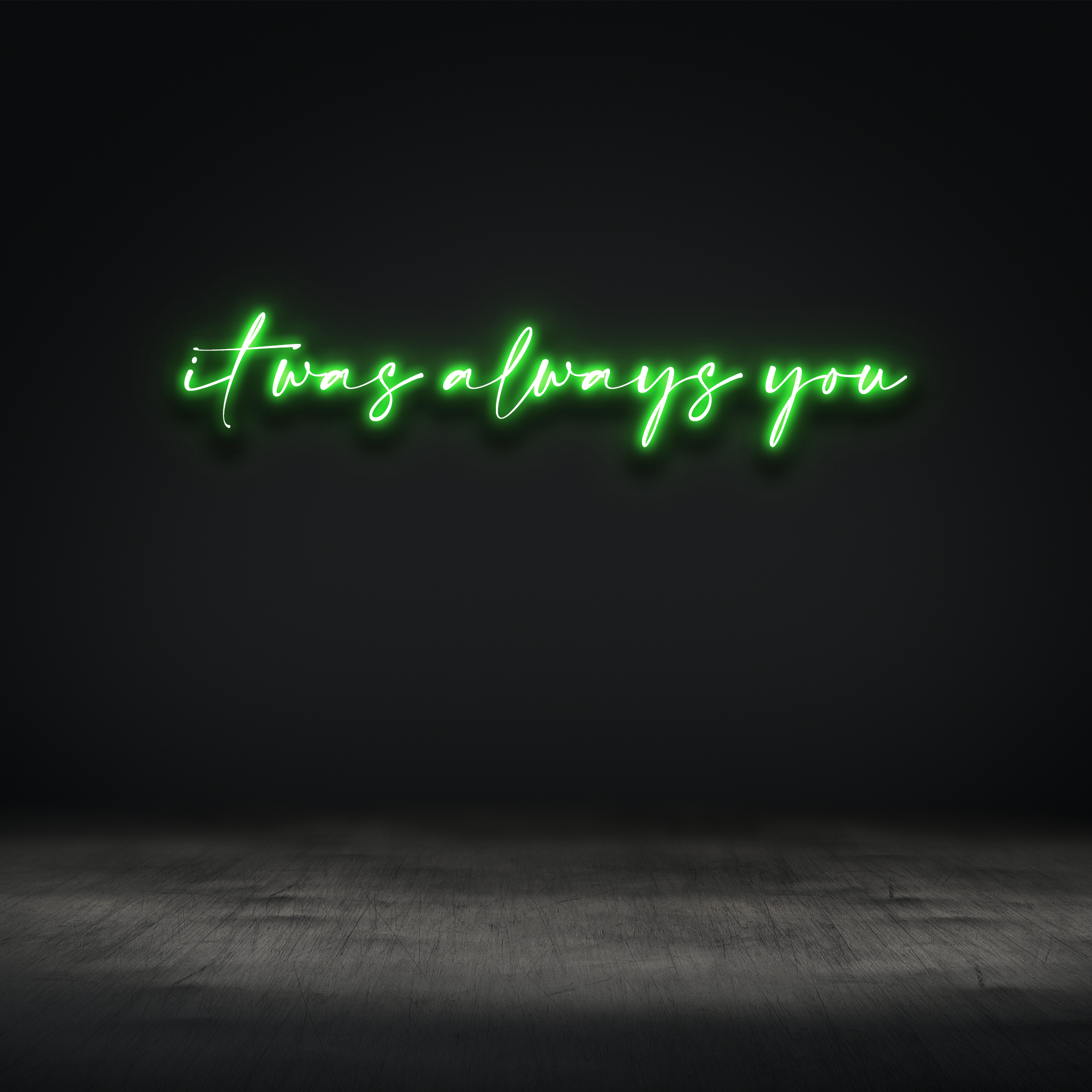 It was always you