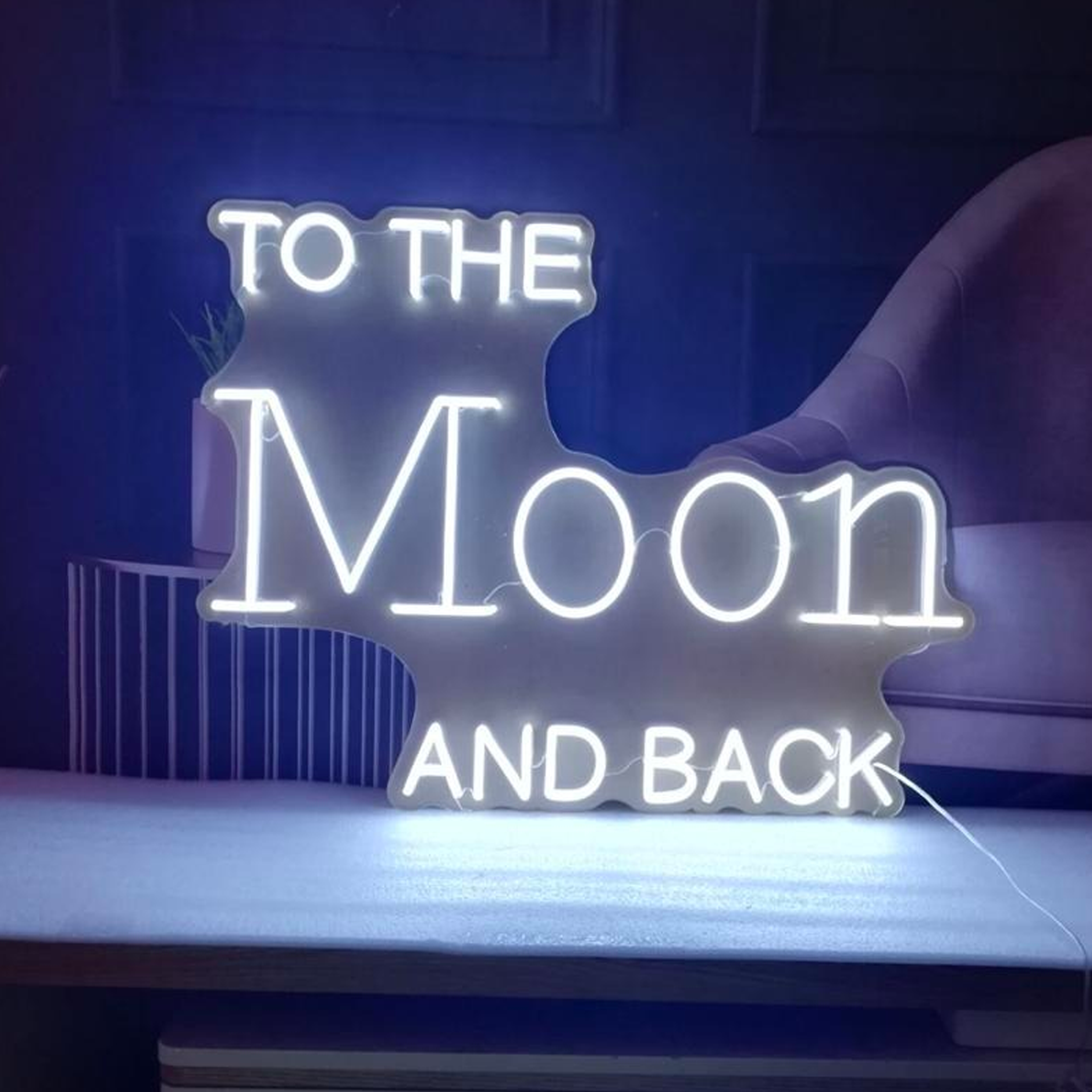 Moon and back