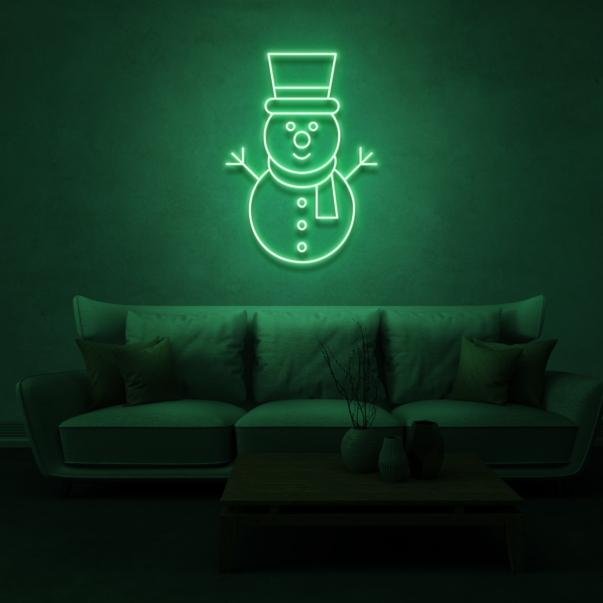 Frosty the Snowman Christmas Neon! ❄️❄️❄️