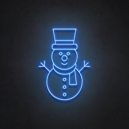 Frosty the Snowman Christmas Neon! ❄️❄️❄️