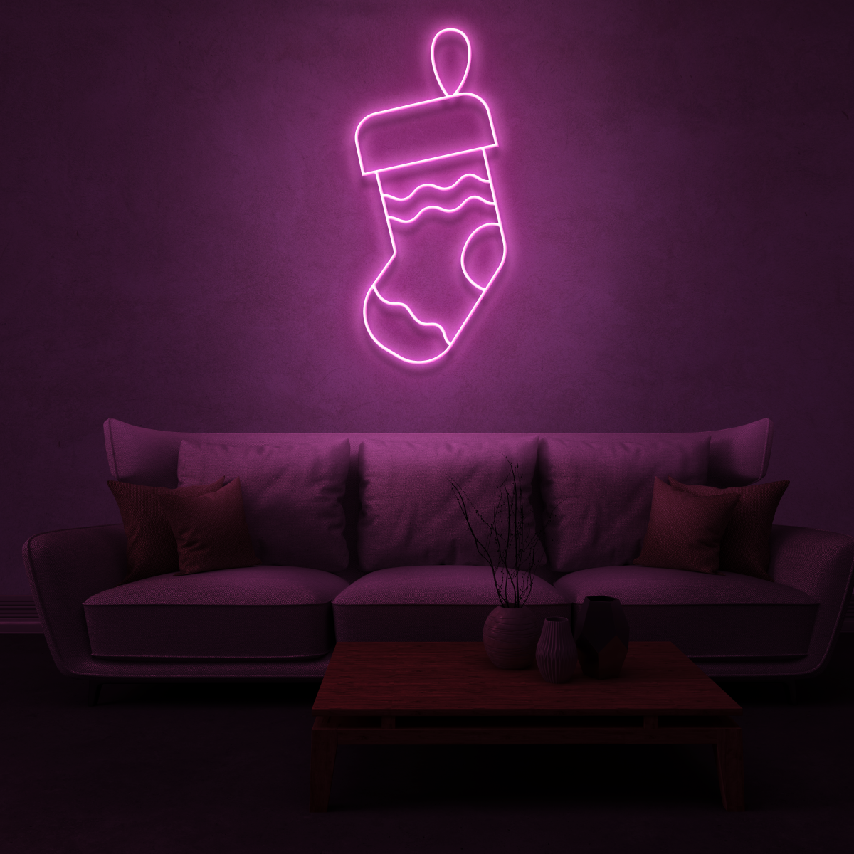 Customisable Christmas Stocking Neon! 🎄