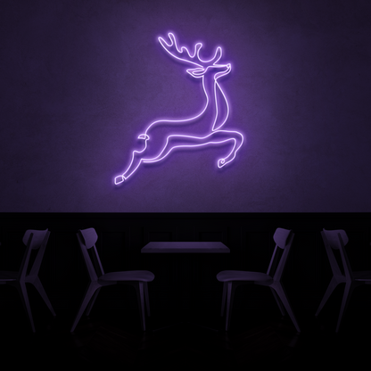 Rudolph Reindeer Christmas Neon! ❄️❄️❄️