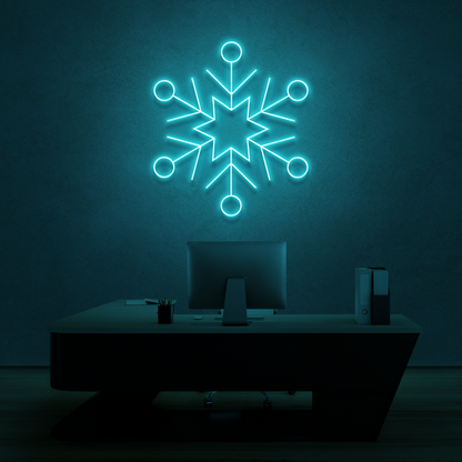 Snowflake Christmas Neon! ❄️❄️❄️
